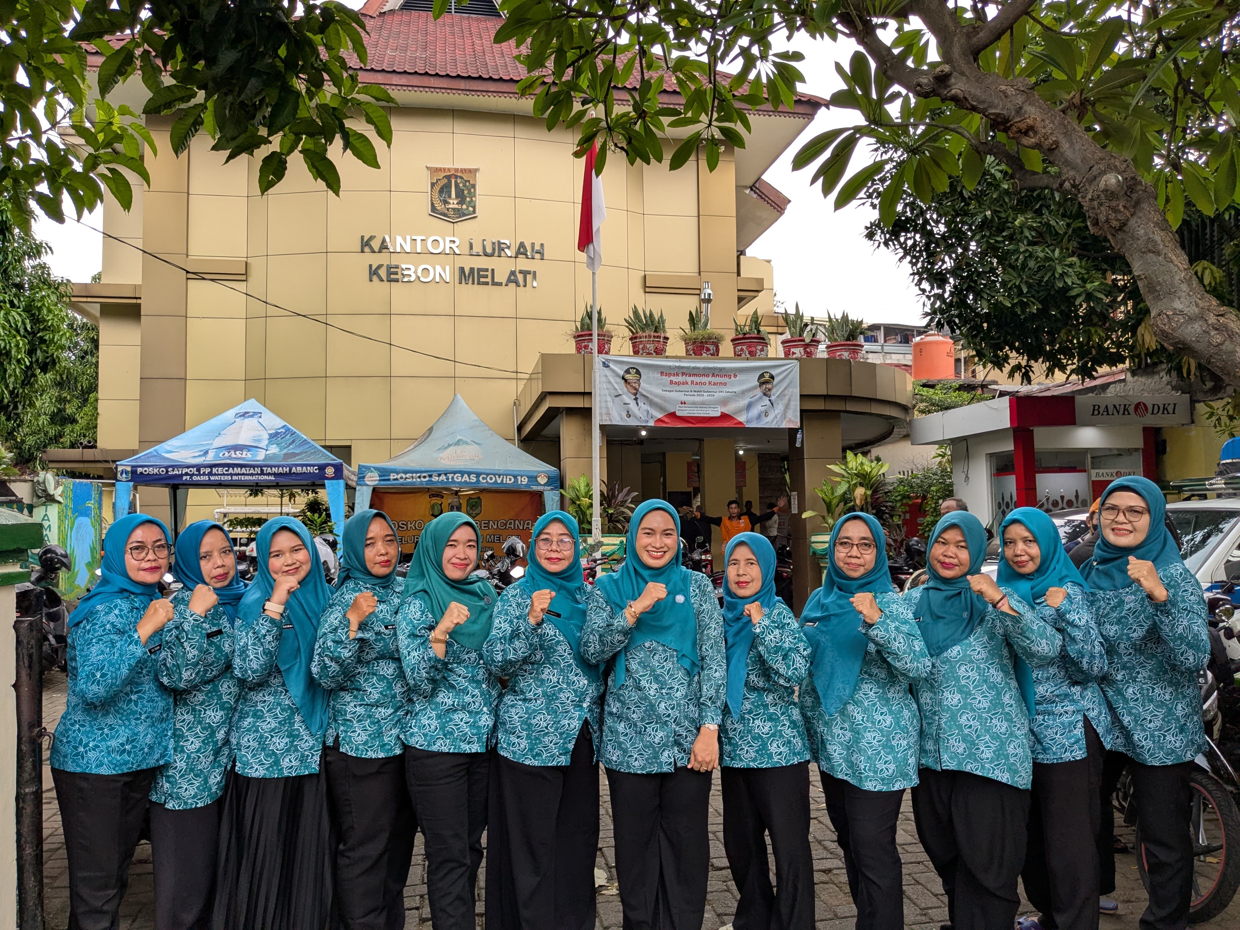 Pengurus TP PKK Kelurahan Kebon Melati